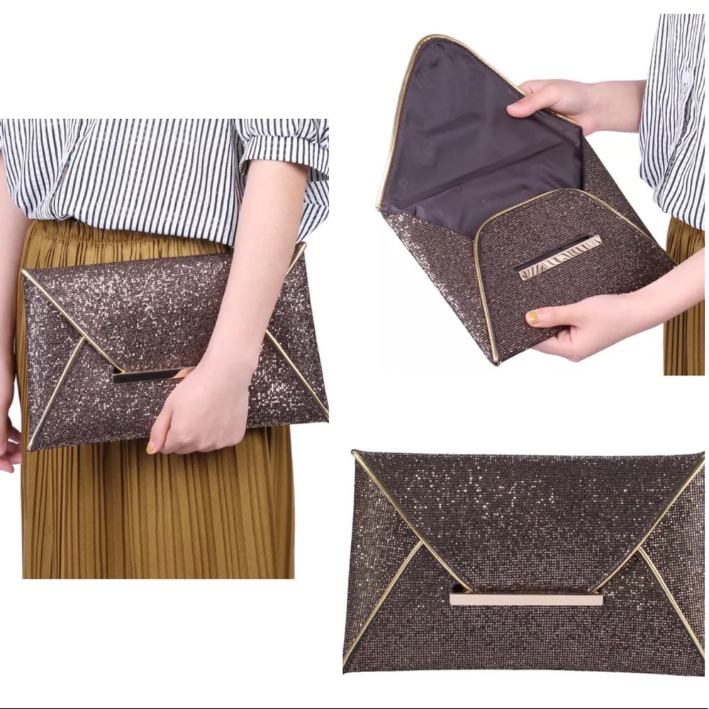 🌹✅Glitter Sequine Envelope Purse.